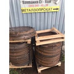 Люк канализационный легкий на шарнире с замком