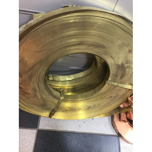 Лента латунная 1,2х300 мм Л63 мягкая